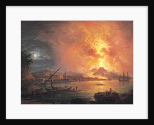 The Eruption of Vesuvius by Jean Baptiste Genillion