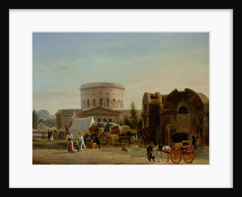 The Barrier at La Villette by Bernard Edouard Swebach