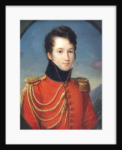 Portrait of Alfred de Vigny by Francois Josephe Kinson