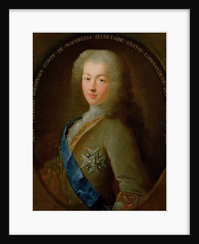 Portrait of Jean Frederic Phelypeaux Count of Maurepas by French School