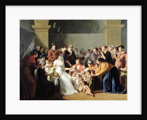 Empress Josephine Among the Children, 1806 by Charles Nicolas Raphael Lafond