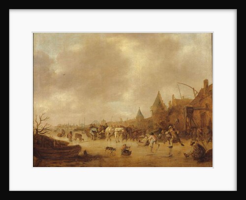 The Skaters, 1644 by Isack van Ostade