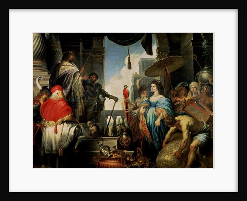 Solomon and the Queen of Sheba by Erasmus II Quellinus