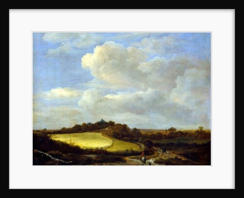 The Wheatfield by Jacob Isaaksz. or Isaacksz. van Ruisdael