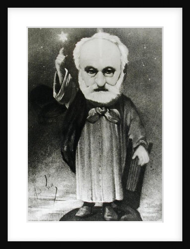 Caricature of Victor Hugo as a Magician by Andre Gill