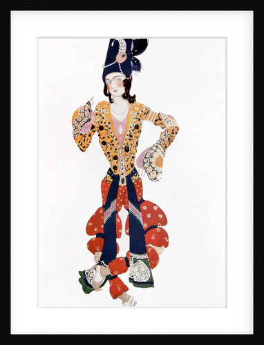Costume for Nijinsky in the ballet Scheherazade by Leon Bakst