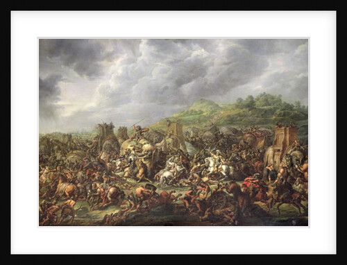 The Defeat of Porus by Alexander the Great 327 BC by Francois Louis Joseph Watteau