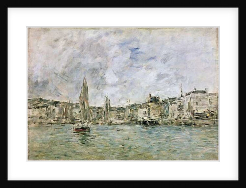 The Port at Honfleur, 1896 by Eugene Louis Boudin