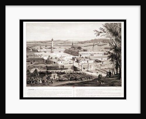 View of a French Phalanstery by Charles Francois Daubigny