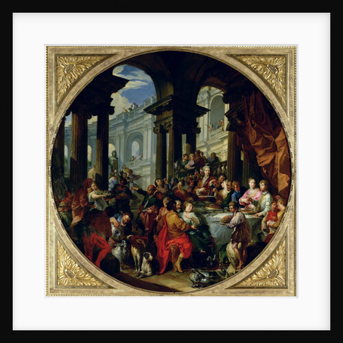 Feast under an Ionic Portico, c.1720-25 by Giovanni Paolo Pannini or Panini