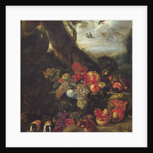 Fruit and Animals by Abraham Brueghel