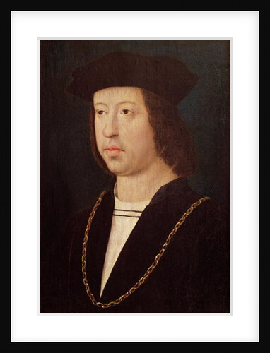 Portrait of Ferdinand II King of Spain by Master of the Legend of St. Madeleine
