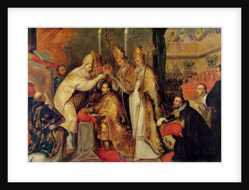 The Coronation of Charles V, Holy Roman Emperor by Cornelius I Schut
