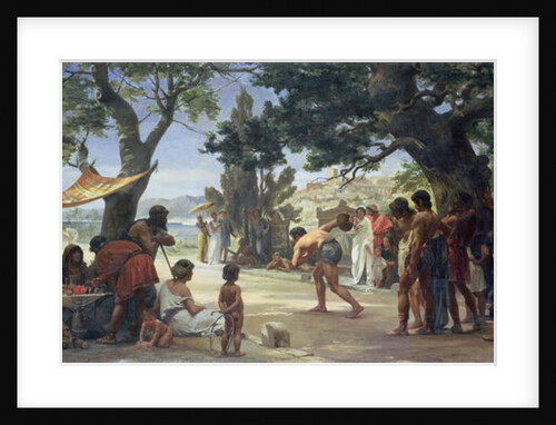 Throwing the Discus, 1875 by Edouard-Joseph Dantan