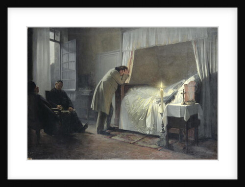 The Death Bed of Madame Bovary, before 1889 by Albert-Auguste Fourie