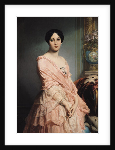 Portrait of Madame F, 1850-51 by Edouard Louis Dubufe