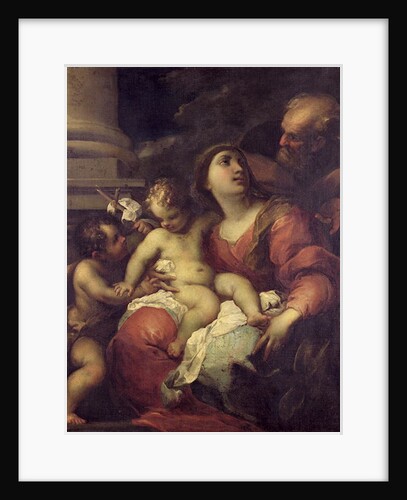The Holy Family by Valerio Castello