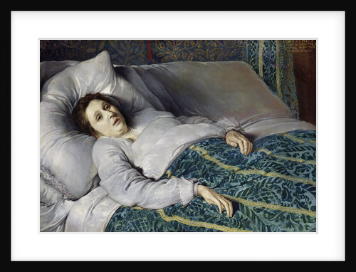 Young Woman on her Death Bed, 1621 by Flemish School