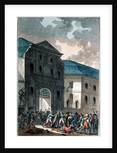 The Pillage of the Saint-Lazare Convent, 13th July 1789 by Jean-Francois Janinet