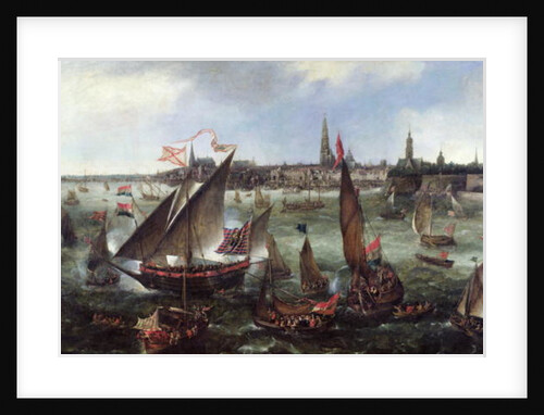 View of the Port of Antwerp during the Celebrations of the Taking of Breda, 1628 by Bonaventura Peeters
