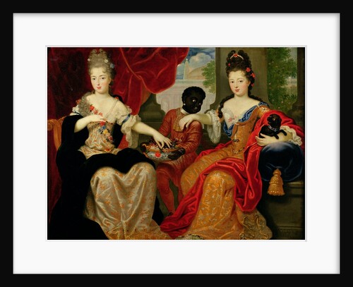Portrait of Francoise-Marie de Bourbon and Louise-Francoise de Bourbon by Philippe Vignon