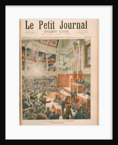 Dynamite Explodes in the Chamber of Deputies by Frederic Theodore Lix