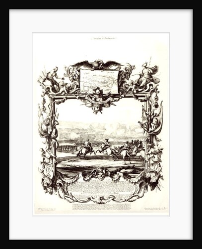 The Battle of Oudenaarde, 11th July 1708 by Abraham Drentwett