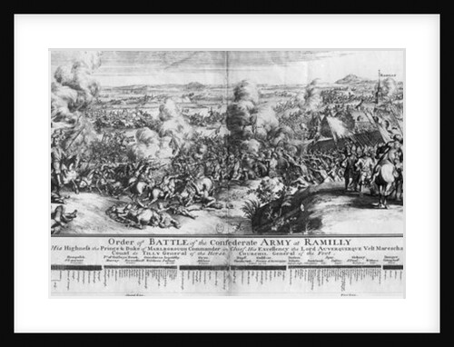 The Battle of Ramillies, 23rd May 1706 by French School