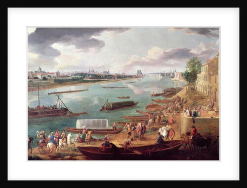 View of Paris from the Quai de la Rapee by Pierre-Denis Martin