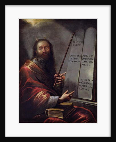 Moses and the Tablets of the Law by Claude Vignon