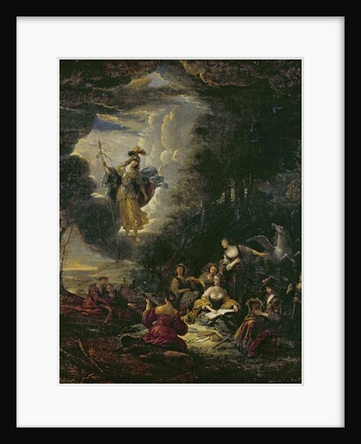Athena visiting the Muses by Jacob Willemsz de Wet or Wett
