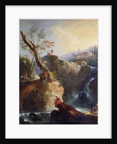 The Waterfall, 1773 by Claude Joseph Vernet