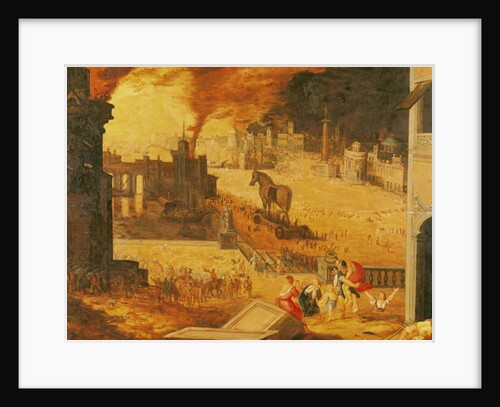 The Siege of Troy by French School