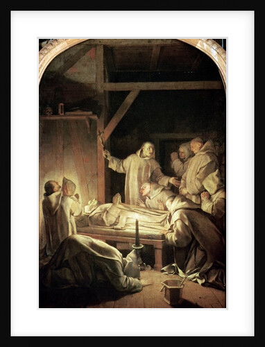 The Death of St. Bruno 6th October 1101, 1645-48 by Eustache Le Sueur