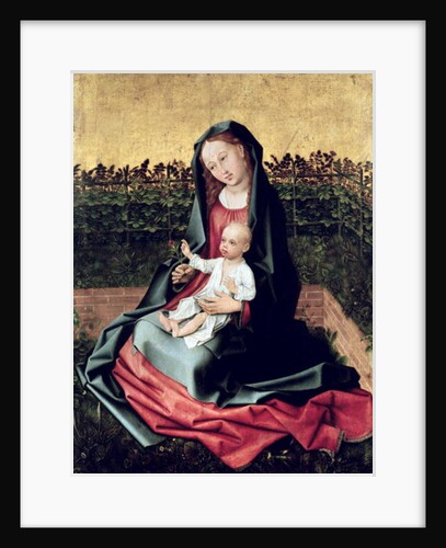 Virgin and Child in the Small Garden or, Virgin with a Rose Trellis, c.1470-72 by French School