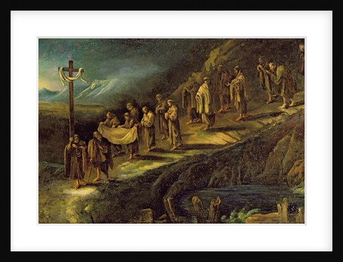 The Procession of the Holy Shroud by Alessandro Magnasco