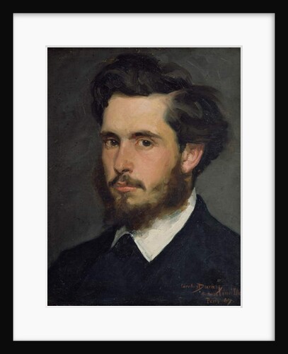 Portrait of Claude Monet 1867 by Charles Emile Auguste Carolus-Duran