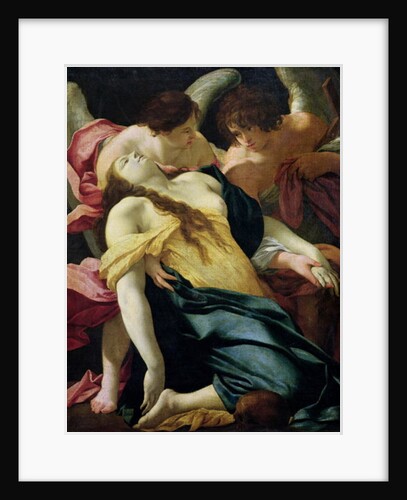 Mary Magdalene Carried by Angels, 17th century by Simon Vouet