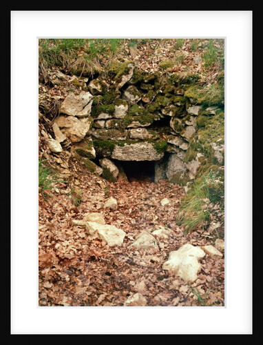 Covered entrance to a tumulus by Prehistoric Prehistoric