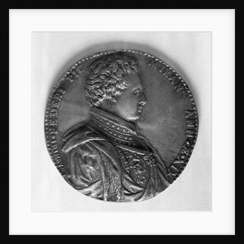 Relief depicting Count Giovanni Pico della Mirandola by School Italian