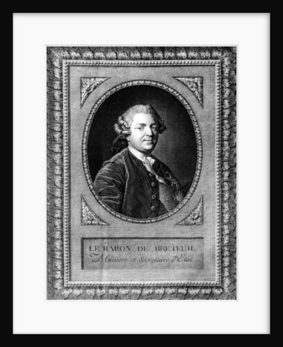 Portrait of Louis Auguste le Tonnelier, Baron of Breteuil by Louis Michel van Loo
