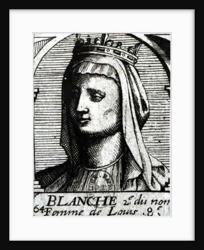 Blanche de Castille Queen of France by School French