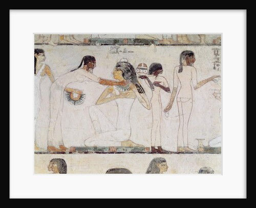 The Toilet of Noblewomen by Egyptian 18th Dynasty