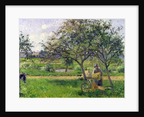 The Wheelbarrow, Orchard, c.1881 by Camille Pissarro
