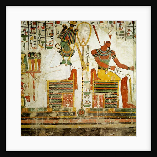 The Gods Osiris and Atum by Egyptian 19th Dynasty