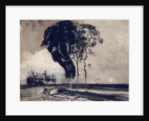 Landscape with Three Trees, 1850 by Victor Hugo