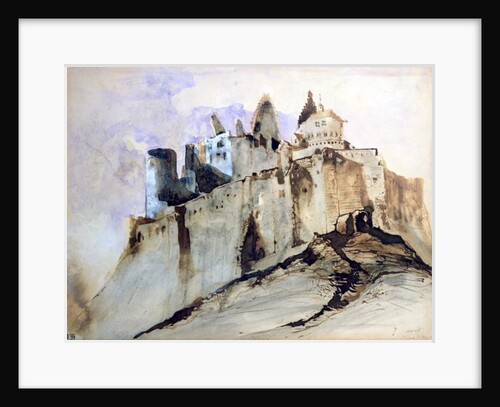 The Chateau of Vianden, 1871 by Victor Hugo