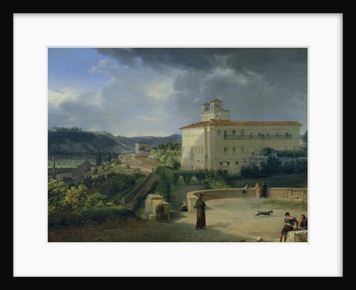 View of the Villa Medici, Rome, 1813 by Nicolas Antoine Taunay