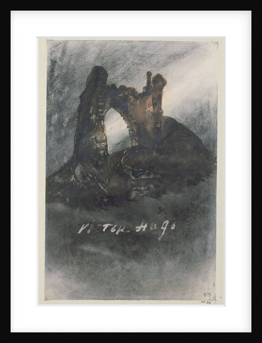 Ruins at Groz-Nez, Jersey, or The Arch by Victor Hugo