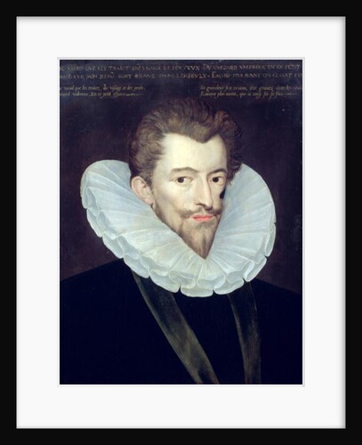 Portrait of Henri I de Lorraine, Duc de Guise, known as Le Balafre, c.1585 by French School